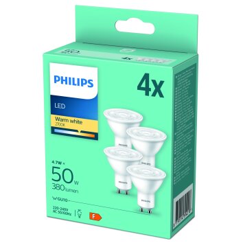 Philips LED GU10 4,7 Watt 2700 Kelvin 345 Lumen
