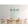 Globo LACKY Hanger Hout licht, Zwart, 3-lichts