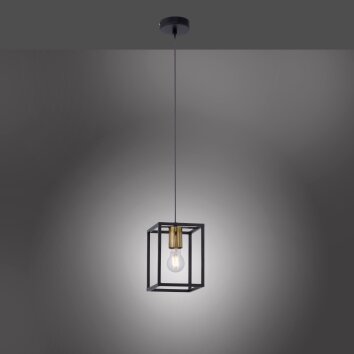 Leuchten-Direkt FABIO Hanglamp Zwart, 1-licht