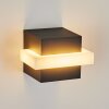 Lisalara Buiten muurverlichting LED Antraciet, Wit, 1-licht