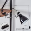 Brienz Klemlamp Chroom, Zwart, 1-licht