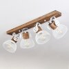 Orny Plafondlamp Bruin, Wit, 4-lichts