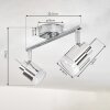 Morges Plafondlamp LED Chroom, 2-lichts