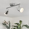 Morges Plafondlamp LED Chroom, 2-lichts