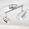 Morges Plafondlamp LED Chroom, 2-lichts