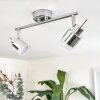Morges Plafondlamp LED Chroom, 2-lichts