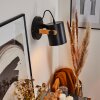 Rebbenas Muurlamp Natuurlijke kleuren, Zwart, 1-licht
