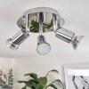 Morges Plafondlamp LED Chroom, 3-lichts