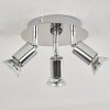 Morges Plafondlamp LED Chroom, 3-lichts