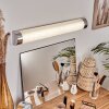 Morges Spiegellamp LED Chroom, Glitter effect, Wit, 1-licht