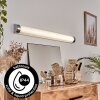 Morges Spiegellamp LED Chroom, Glitter effect, Wit, 1-licht