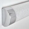 Morges Spiegellamp LED Chroom, Glitter effect, Wit, 1-licht