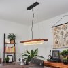 Versoix Hanglamp LED Chroom, Zwart, 1-licht