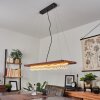 Versoix Hanglamp LED Chroom, Zwart, 1-licht
