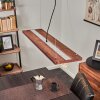 Versoix Hanglamp LED Chroom, Zwart, 1-licht