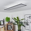 Salmi Plafondpaneel LED Zwart, Wit, 1-licht