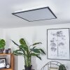 Salmi Plafondpaneel LED Zwart, Wit, 2-lichts