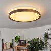 Buris Plafondlamp LED Zwart, Wit, 1-licht, Afstandsbediening