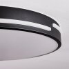 Seewen Plafondlamp LED Zwart, Wit, 1-licht, Afstandsbediening