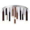 Brilliant Living Cembalo Plafondlamp LED Bruin, 12-lichts