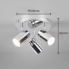 Trio-Leuchten Angelo Plafondlamp Chroom, 3-lichts