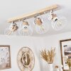 Orny Plafondlamp Natuurlijke kleuren, Wit, 4-lichts
