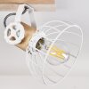 Orny Plafondlamp Natuurlijke kleuren, Wit, 4-lichts
