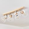 Orny Plafondlamp Natuurlijke kleuren, Wit, 4-lichts