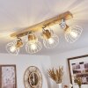 Orny Plafondlamp Natuurlijke kleuren, Wit, 4-lichts