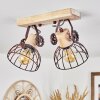 Orny Plafondlamp Natuurlijke kleuren, Roest, 2-lichts
