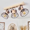 Orny Plafondlamp Natuurlijke kleuren, Roest, 3-lichts