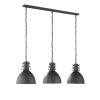 Fischer-Honsel London Hanglamp Zwart, 3-lichts