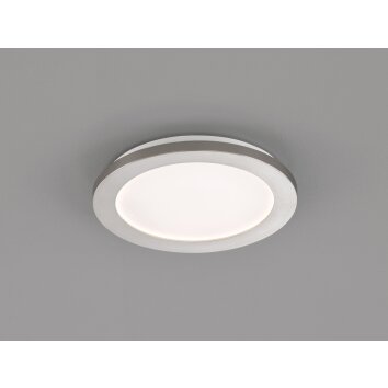 Fischer-Honsel Gotland Plafondlamp LED Nikkel mat, 1-licht