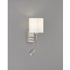 Fischer-Honsel Dreamer Muurlamp Nikkel mat, 1-licht
