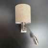 Fischer-Honsel Dreamer Muurlamp Nikkel mat, 1-licht