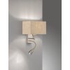 Fischer-Honsel Dream Muurlamp Nikkel mat, 1-licht