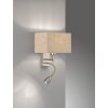 Fischer-Honsel Dream Muurlamp Nikkel mat, 1-licht