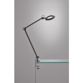 SCHÖNER-WOHNEN-Kollektion Office Klemlamp LED Zwart, 1-licht