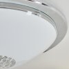 Pratteln Plafondlamp LED Chroom, 1-licht