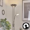 Rom Staande lamp LED Nikkel mat, 2-lichts