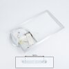 Moya Plafondlamp LED Zilver, Wit, 1-licht