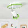 Cabri Plafondlamp LED Chroom, Groen, Wit, 1-licht