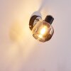 Lexington Muurlamp Chroom, Zwart, 1-licht