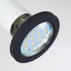 Cabri Plafondlamp LED Chroom, Zwart, Wit, 1-licht