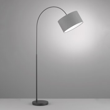 Fischer & Honsel Arc Staande lamp Zwart, 3-lichts