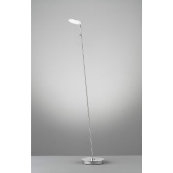 Fischer & Honsel Dent Staande lamp LED Nikkel mat, 1-licht