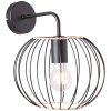 Brilliant Silemia Muurlamp Zwart, 1-licht