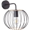 Brilliant Silemia Muurlamp Zwart, 1-licht