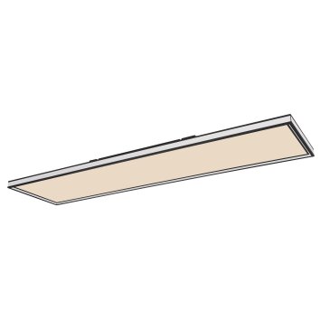 Globo JESSY Plafondpaneel LED Zwart, 1-licht, Afstandsbediening