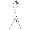 Brilliant Jervis Staande lamp Goud, Zwart, 1-licht
